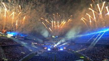 Fireworks over Kenan Stadium